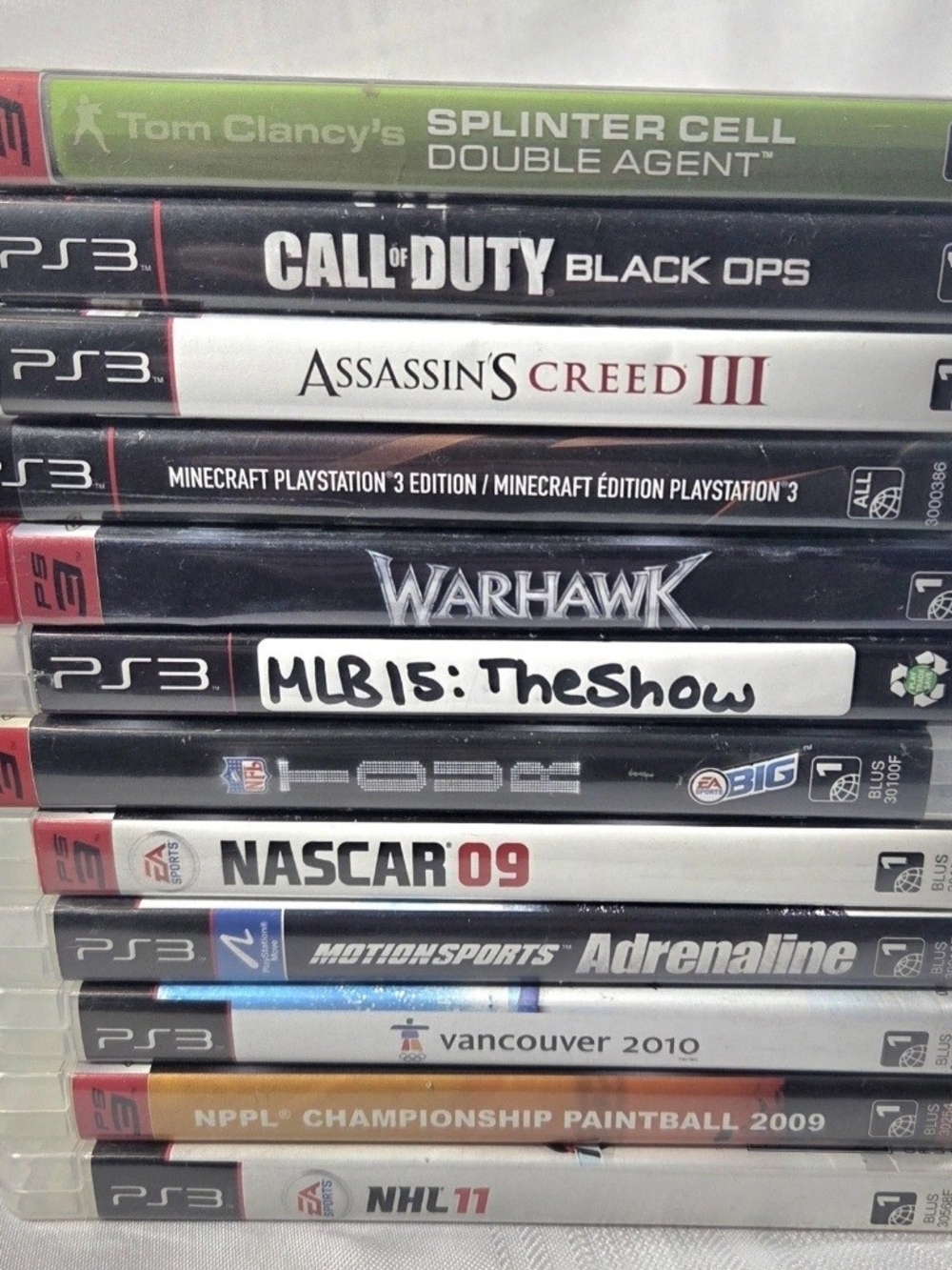 PlayStation 3 Game Lot of 12 - CIB Call Of Duty Black Ops, Assassins Creed III